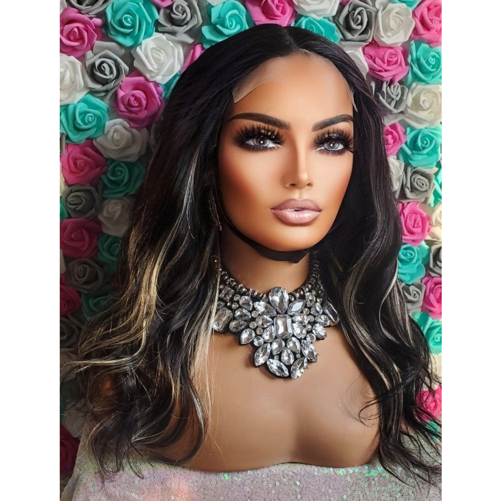 Custom made 5x6 closure human hair wig